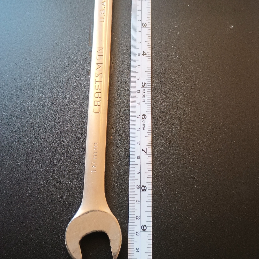 CRAFTSMEN Professional 18mm Combo  Wrench